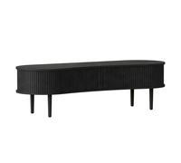 UMAGE Table Audacious TV - charcoal - chêne noir