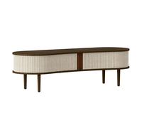 UMAGE Table Audacious TV - white sands - chêne foncé