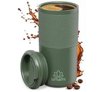 Umami Mug Isotherme Cafe/The, Acier Inoxydable, 100% Étanche Vert