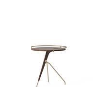 Umanoff Table Basse Noyer/Laiton Laqué Mat