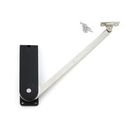 UMAXO Support à rabat - Surface : noire - Finition : droite - HDS-30MR-BL - Pour meubles de cuisine