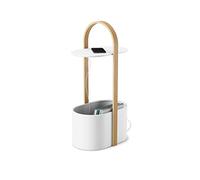 Umbra Bellwood tablette range magazines et câbles, Blanc / Naturel