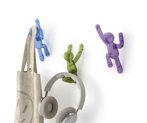 Umbra Buddy - Crochets muraux, lot de 3, multicolore, en ABS recyclé
