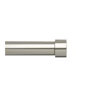 Umbra Cappa Tringle À Rideaux Extensible, 2,5cm, 91-168cm, 2 Embouts, Supports Muraux et Matériel De Fixation Inclus, Acier, Nickel/Acier