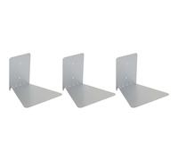 Umbra Étagère à livres Conceal – Lot de 3 petites invisibles, métal argenté 14x13,3x13,3 cm