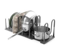 Umbra Peggy Organiseur pour casseroles, poêles, couvercles, planches à découper, plaques de cuisson et plus encore, gris foncé
