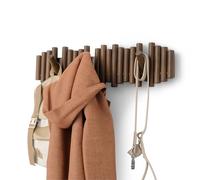 Umbra Picket - Porte-Manteau Huit Crochets Noyer vieilli