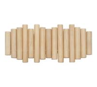 Umbra Porte-manteau mural Picket 5 – 5 crochets, bois naturel, 37,1×16,5×4,4 cm, charge 2,25 kg