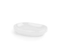 Umbra Soap Dish Step. Porte Savon Step. en mélamine Brillante. Coloris Blanc. Dimension 14.6x10.2x2.5cm