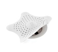 UMBRA Starfish. Filtre à bonde de Douche et Bain Starfish. Coloris Blanc. Dimension 16.5x16.5x1.3cm.