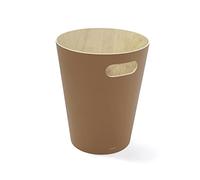 Umbra Woodrow Poubelle Ou Corbeille À Papier Moderne En Bois D'Une Capacité De 7,5 L Pour Salle De Bain, Bureau, et Bien Plus Encore, Hêtre Commun, Sierra
