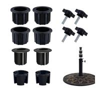 Umbrella Base Replacement Parts - Heavy Duty Knob Leakproof Sleeve