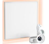 UMBRELLA® CF chauffage infrarouge mural 60×60 cm 360 W avec thermostat radio TH20 - panneau chauffant Carbon Crystal pour mur, plafond et plafonds modulaires