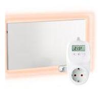 Umbrella H300 Chauffage Infrarouge - Blanc, 300 Watts, sans Cadre + Thermostat WIFI TH12
