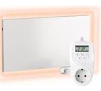 Umbrella H400 Chauffage Infrarouge - Blanc, 400 Watts, sans Cadre + Thermostat TH12