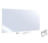UMBRELLA® H580 Chauffage infrarouge miroir 580W avec thermostat TH12–Panneau chauffant compact avec technologie Carbon Crystal – Design élégant 2-en-1