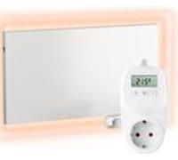 Umbrella H900 Chauffage Infrarouge - Blanc, 900 Watts, Sans Cadre + Thermostat WIFI TH12