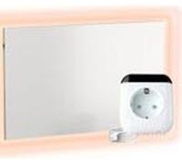 Umbrella H900 Chauffage Infrarouge - Blanc, 900 Watts, Sans Cadre + Thermostat WIFI TH70