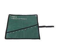 UMDHAIYI Sac de rangement pour outils en toile avec plusieurs poches, clés, pinces, clés, porte-outils, 10 morsures, Décontracté