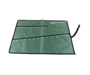 UMDHAIYI Sac de rangement pour outils en toile avec plusieurs poches, clés, pinces, clés, porte-outils, 25 morsures, Décontracté