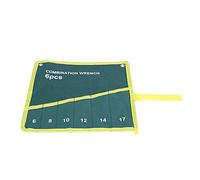 UMDHAIYI Sac de rangement pour outils en toile avec plusieurs poches, clés, pinces, clés, porte-outils, 6 morsures, Décontracté
