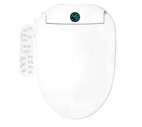 Umisu Siège de Toilette Intelligent avec Bidet, Modèle Allongé Électrique avec Quatre modes de Nettoyage, Température et Pression Réglables, Siège Chauffant avec Poignée de Commande (Version Longue)
