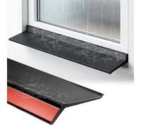 Umllpet Bande de Protection Contre la Pluie Autocollante Extérieure, Déflecteur pour Fenêtres et Portes 5m, Anti-Infiltration sur Cadres