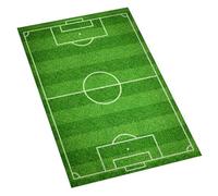 Umllpet Tapis Terrain de Football 80x120cm Lavable Antidérapant, Tapis Décoratif Sport pour Salon Chambre Pièce de Détente