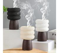 Un brûle-encens en fer finement sculpté à jour, un poêle à aromathérapie et un diffuseur de parfum. Convient pour la décoration de la maison, les chambres, les salons (en tant qu'ornements décoratifs)