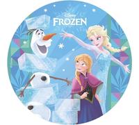 Un Disque Azyme Reine des Neiges, Décoration Gâteau d'Anniversaire, Diamètre 20 Centimètres