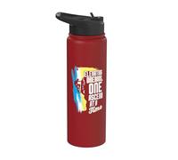 Un grimpeur qui élève ses rêves, une ascension à la fois Stainless Steel Insulated Water Bottle