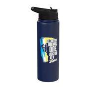 Un grimpeur qui élève ses rêves, une ascension à la fois Stainless Steel Insulated Water Bottle