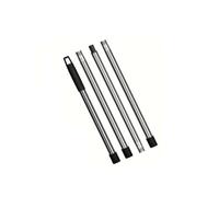 Un manche de vadrouille noir à 4 sections de 30" à 58" | Spin Mop, Compatible avec H2pro, vadrouille plate, manche de vadrouille