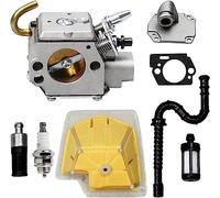 UNARAY Carburateur de tronçonneuse MS280 adapté for Stihl MS270 MS 270C 280C avec Kit de Ligne de Carburant de Bougie d'allumage