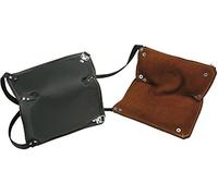 Unbekannt 2487 Genouillère en cuir marron, noir 1 paire(s)