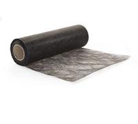 Unbekannt 25 m x 30 cm Poils sizo® Chemin de Table en Non-tissé Noir pour Mariage Noël...