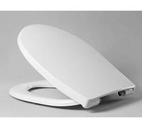 Haro Sanitary Abattant WC Hamberger Passat 512131 blanc, charnières inox, fermeture en douceur