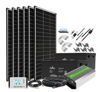 Unbekannt Autark M-Master 200W Solar Centrale de production d'énergie solaire 1 000 W AC Fournit 12 V et 230 V