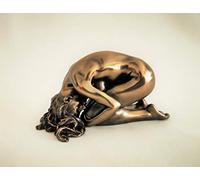 Unbekannt Body Talk Magnifique Femme Nue L'inclinaison Pierre Artificielle Bronze