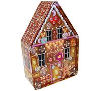 Unbekannt Boîte à biscuits Maison en pain d'épice Classique Noël, 180x120x58 mm