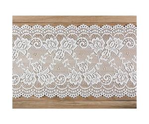 Unbekannt Chemin de Table en Dentelle Blanche 9 m