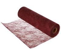 Unbekannt Chemin de Table, Tissu, Bordeaux, 30cm x 25m