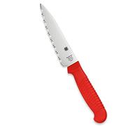 Unbekannt Cuchillo de cocina 114mm - Mango: Polipropileno rojo Acero: MBS-26 - Filo: SpyderEdge