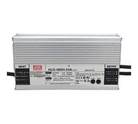Unbekannt HLG-480H-24A : Mean Well Alimentation LED 480 W 24 V IP65 Tension et Courant réglables 24 V 480 W