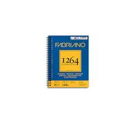 Unbekannt Honsell 19100634 Fabriano Schizzi 1264 Bloc de 60 feuilles de papier à croquis à spirale longitudinale Format A5 Blanc ivoire 90 g/m²