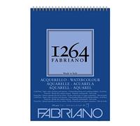 Unbekannt Honsell 19100650 Fabriano Watercolour Bloc de 30 feuilles de papier blanc naturel satiné à grain moyen sans acide pour toutes les techniques à sec 300 g/m² Format A3