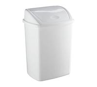 Unbekannt Poubelle Push Plastique 26L Blanc