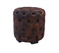 Unbekannt Rétro Cube pour S'Asseoir Tabouret Chesterfield Pouf Vintage Tabouret Tabouret Palazzo Exclusif