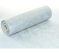 Unbekannt Silver Sizo Pile® Chemin de Table en Non-tissé pour Mariage, Noël, 25 m x 30 cm