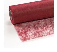 Unbekannt Sizoflor® Chemin de Table en Non-tissé Rouge 25 m x 30 cm
